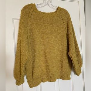 Pink Lily Textured Sweater, Medium